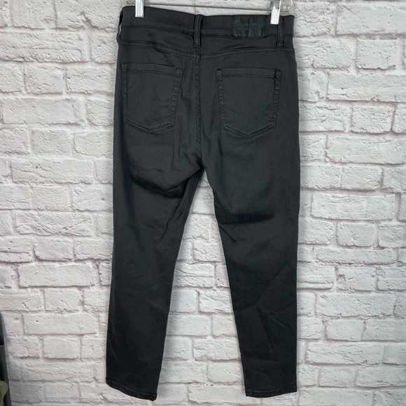 Marcella Monochrome Slate Gray Straight Leg Jeans Size 8 - Picture 2 of 5